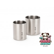 스노우피크 【LIMITED ITEM】진공 눈봉 스태킹 머그 300/450 매트 세트