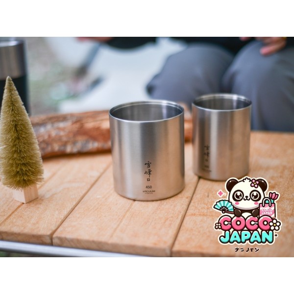 스노우피크 【LIMITED ITEM】진공 눈봉 스태킹 머그 300/450 매트 세트