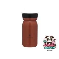 스노우피크 스테인레스 스틸 진공 병 타입 M350 레드 클레이
