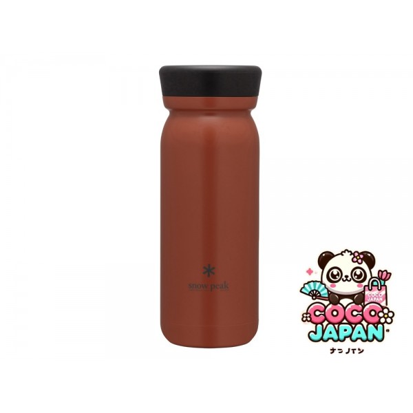 스노우피크 스테인레스 스틸 진공 병 타입 M500 레드 클레이