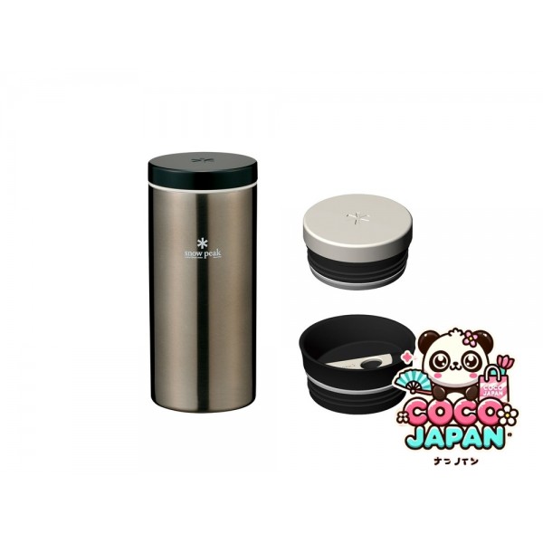 스노우피크 시스템 병 350 다크 실버