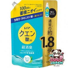 레노아 레노아 구연산 in 슈퍼 탈취 헹굼 탈취제 신선한 녹색 리필 대형 690mL