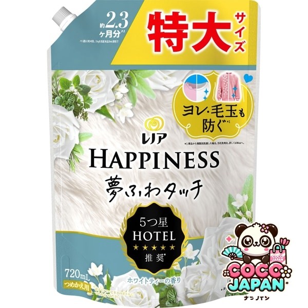 레노아 행복 꿈 푹신 터치 유연제 화이트 티 리필 특대 720ml [유연제]
