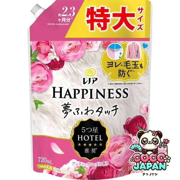 레노아 행복 꿈 푹신 터치 유연제 안티 클로즈 리필 특대 720ml [유연제]