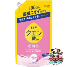 레노아 구연산 in 슈퍼 탈취 헹굼 탈취제 클리어 플로럴 리필 380mL