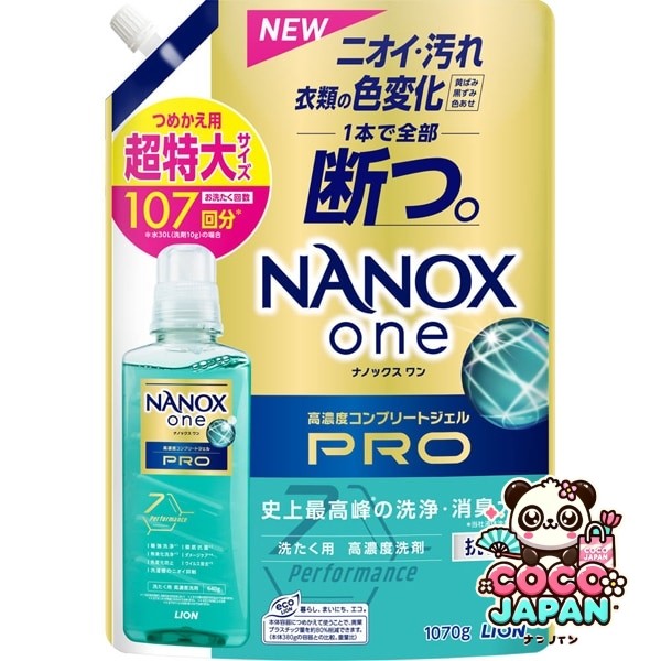 NANOX one Pro 리필 용 초특대 1070g [액체 세제]