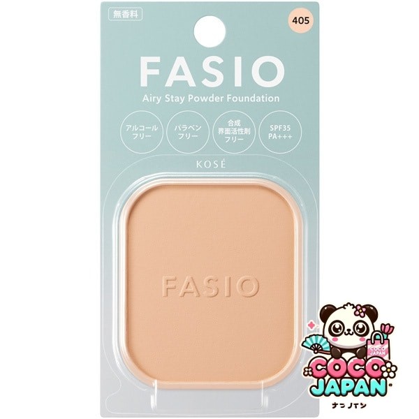 코세이 KOSE 파시오 FASIO 파시오 에어리 스테이 파우더 파운데이션 #405 라이트 오클 [파우더 파운데이션]