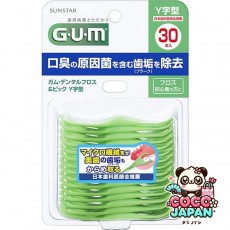 껌 GUM 껌 치실 & 픽 Y 자형 30 개들이 [치간 클리너]