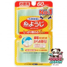 고바야시 제약 실 양초 실 양초 치실 & 픽 치실 60 개