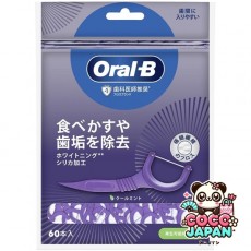 브라운 BRAUN 오랄 B 플로스 픽 화이트닝 60개입 [치실]