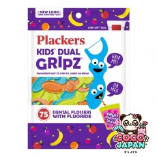 플래커스 Plackers 치실 치즈 마이크로 클린 키즈 과일 맛 75 책 [치과 치실]