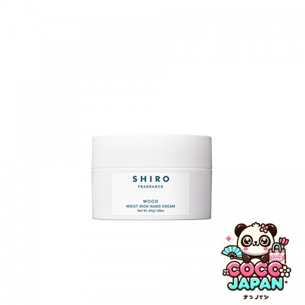 시로 SHIRO 목재 촉촉한 리치 핸드 크림 45g