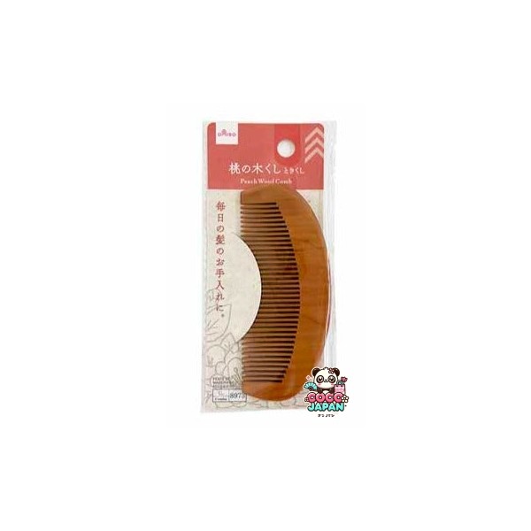 다이소재팬 DAISO 복숭아 나무 빗 (넓은)