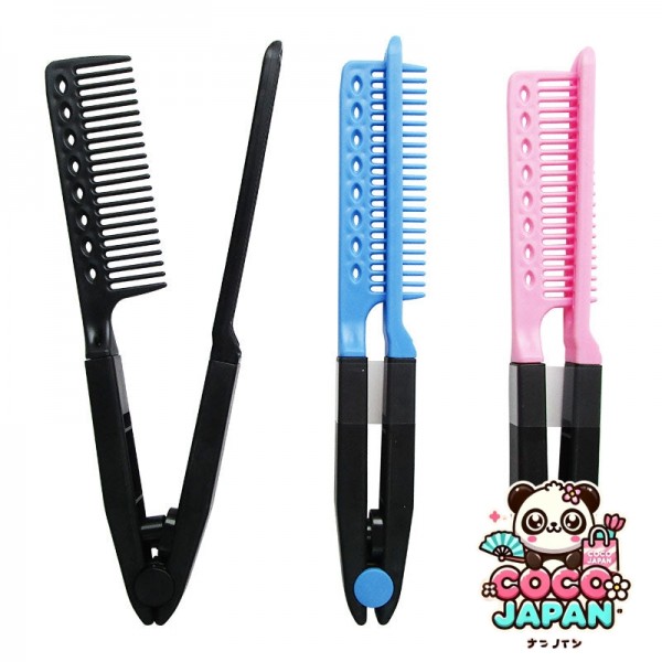 다이소재팬 DAISO 플로럴 프린트 양식 빗