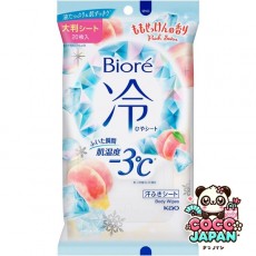 Biore Body Sheet Biore Cold Sheet Peach Soap 향기 보습 성분이 포함되어 있습니다.