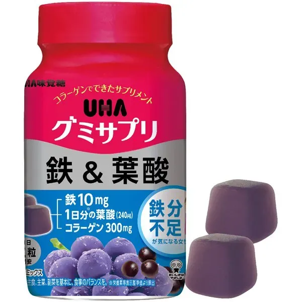 UHA 미각당 UHA 구미사프리 철and엽산 60립입(30일분)