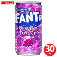 환타 후루후루 셰이커 포도 180ml×30개 [탄산 음료수]