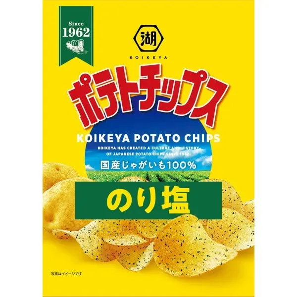 호수 이케야 감자 칩 김 소금 55g