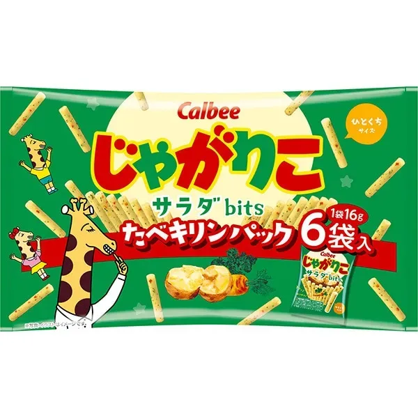 Calbee 칼비 감자 샐러드 bits 타베 기린 팩 96g