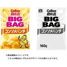 Calbee 칼비 큰 가방 감자 칩 콩소메 펀치 160g