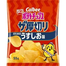 Calbee 칼비 감자 칩 더 얇게 썬 맛 55g