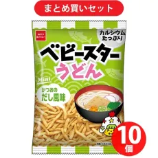 간식 컴퍼니 베이비 스타 우동 가다랭이 맛 20g 10개 세트