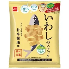 간식 회사 소재 시장 이와시 스낵 살짝 생강 향기, 달콤한 간장 맛 61g