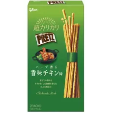 글리코 Glico 슈퍼 바삭 바삭한 허브 향기 향미 치킨 맛 55g