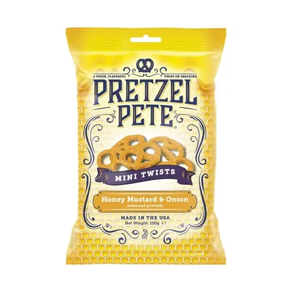 프레첼 피트 PRETZEL PETE 프레첼 꿀 겨자 and 양파 100g