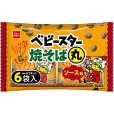 간식 회사 베이비 스타 야키소바 마루 소스 맛 6 봉지 120g