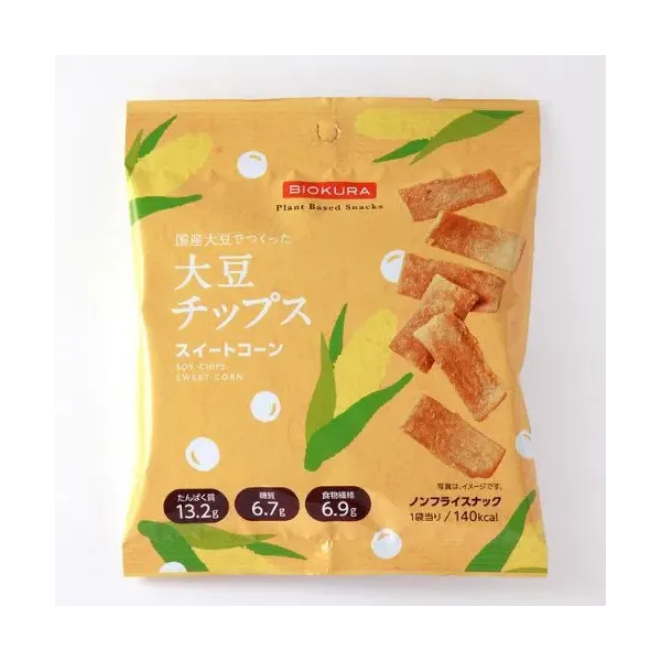비오쿠라 BIOKURA 간장 칩스 스위트 옥수수 35g