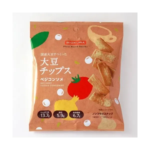 비오쿠라 BIOKURA 간장 칩 베지콘 소메 35g