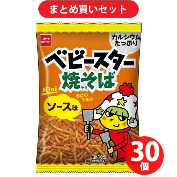 간식 컴퍼니 베이비 스타 야키소바 소스 맛 미니 20g 30개 세트