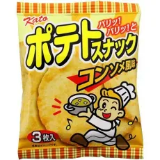 카토 제과 감자 스낵 콩소메 맛 3장×20봉