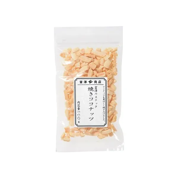 도미자와 상점 TOMIZ 01306000 도미자와 스낵 구운 코코넛 100g