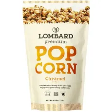 롬바드 LOMBARD 도미나가 무역 롬바드 프리미엄 팝콘 캐러멜 국산 비유전자 재조합 콘 사용 척 포함 115g