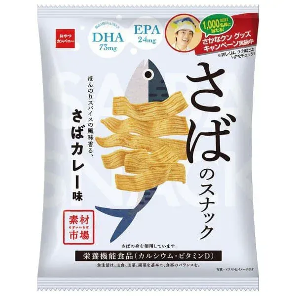 간식 컴퍼니 소재 시장 고등어 스낵 살짝 향신료의 맛 향기, 고등어 카레 맛 61g