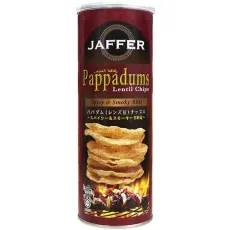 재퍼 JAFFER 파파담 (렌틸) 칩스 매운 and 스모키 BBQ 60g [과자]