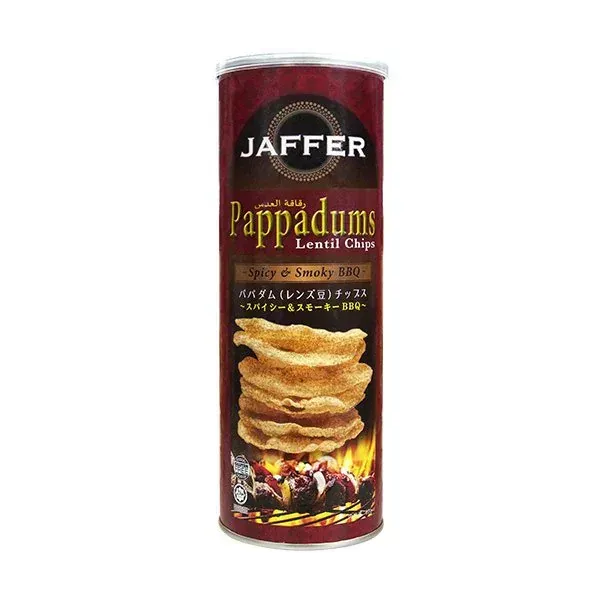재퍼 JAFFER 파파담 (렌틸) 칩스 매운 and 스모키 BBQ 60g [과자]