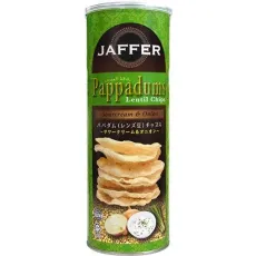 재퍼 JAFFER 파파담 (렌틸) 칩스 사워 크림 and 양파 60g [과자]