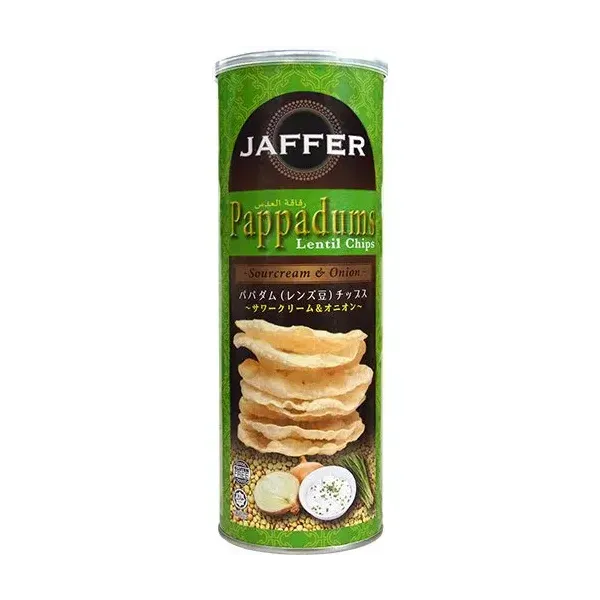 재퍼 JAFFER 파파담 (렌틸) 칩스 사워 크림 and 양파 60g [과자]