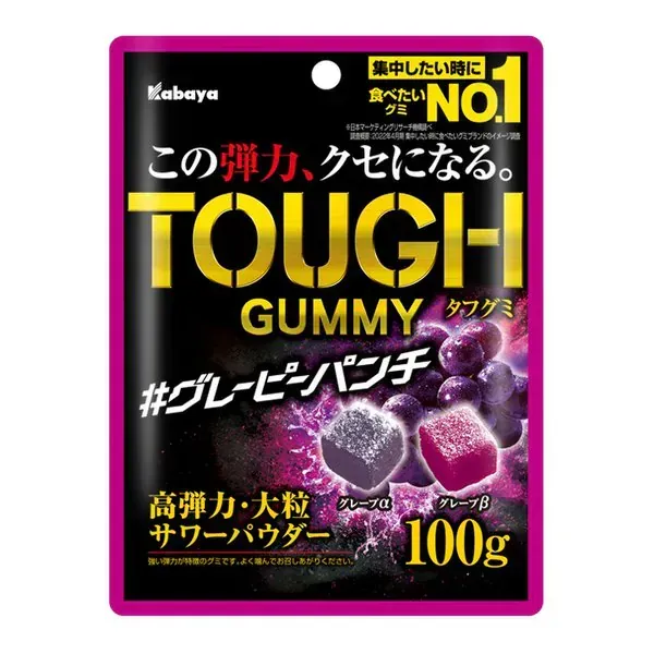 카바야 카바야 음식 터프 구미 그레이 피 펀치 100g