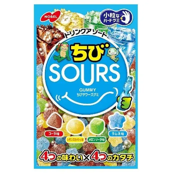 노벨 치비 사워스 음료 어소트 80g