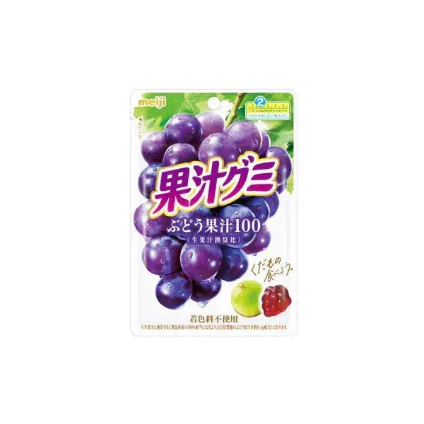 메이지 meiji 메이지 과즙 구미 포도 54g