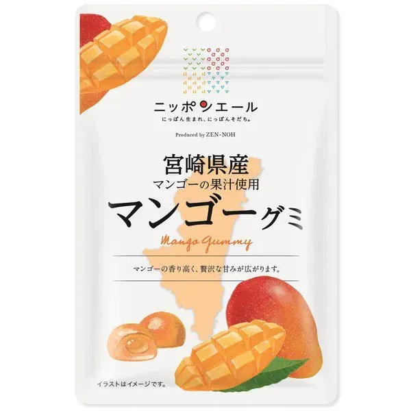 JA 전농 일본 에일 미야자키현산 망고 구미 40g
