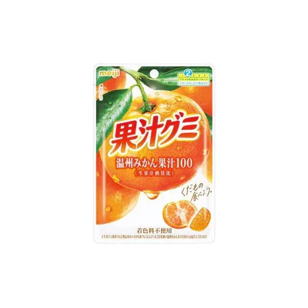 메이지 meiji 메이지 과즙 구미 온주 귤 54g