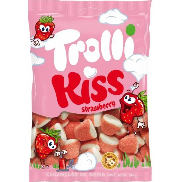 트롤리 Trolli 트롤리 딸기 키스 100g [구미]