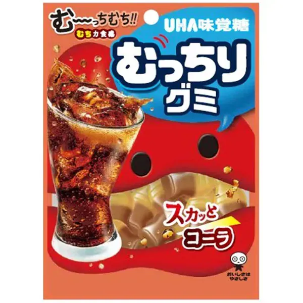 UHA 미각 설탕 무찌리 구미 콜라 80g