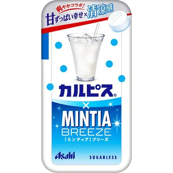 아사히 그룹 식품 Asahi 민티아 「칼피스」×민티아 브리즈