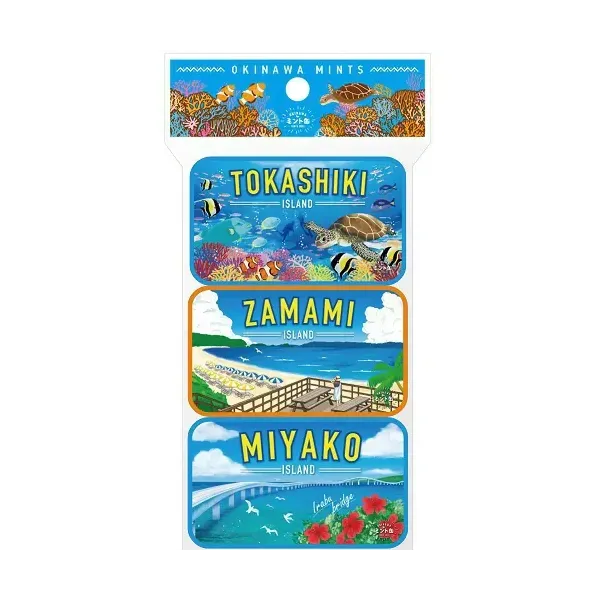 OKINAWA 민트캔 OKINAWA민트캔 세계가 사랑하는 바다 시리즈 16g×3캔 세트